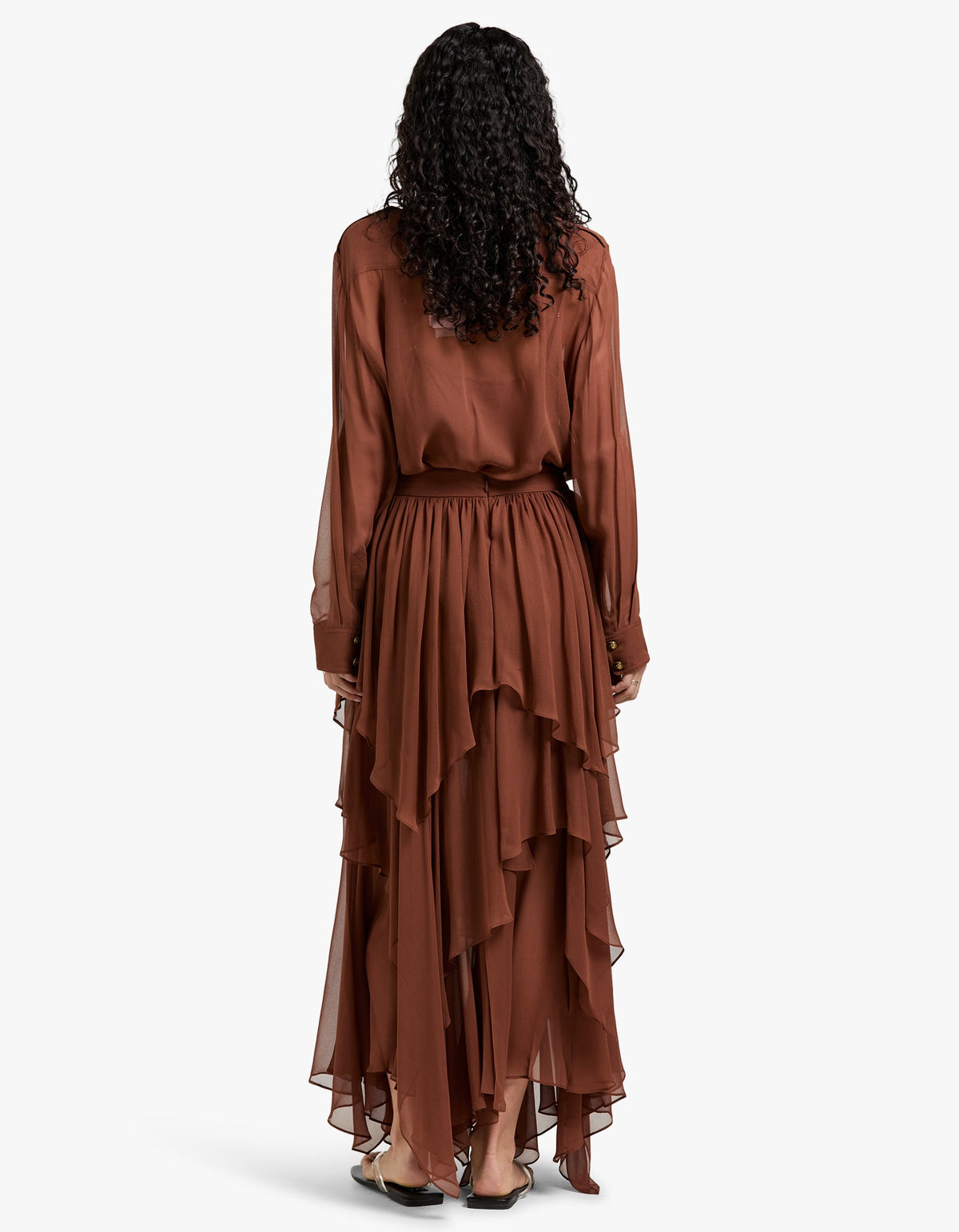 Memento Midi Skirt - Tan