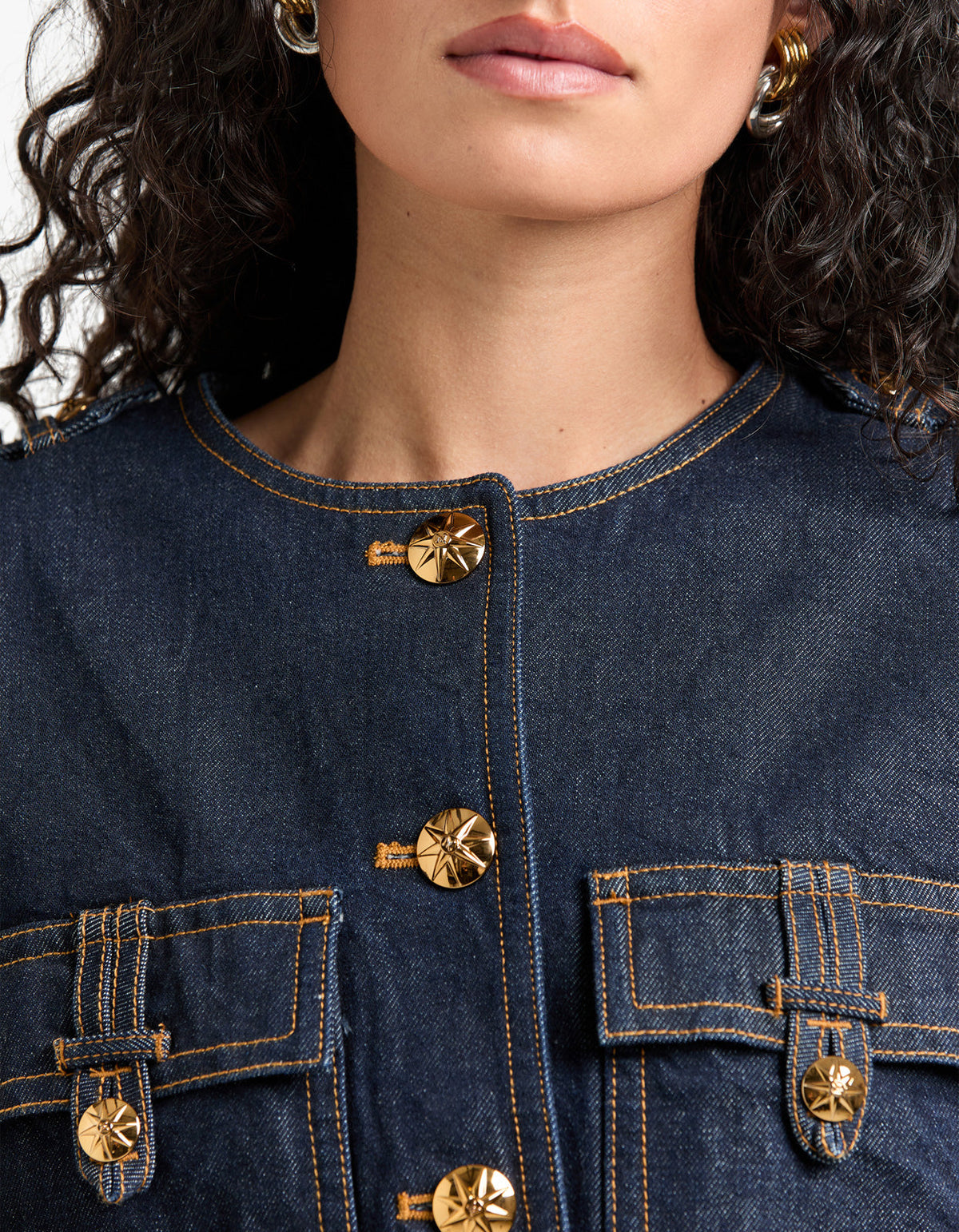 Rebellion Denim Jacket - Night Sky