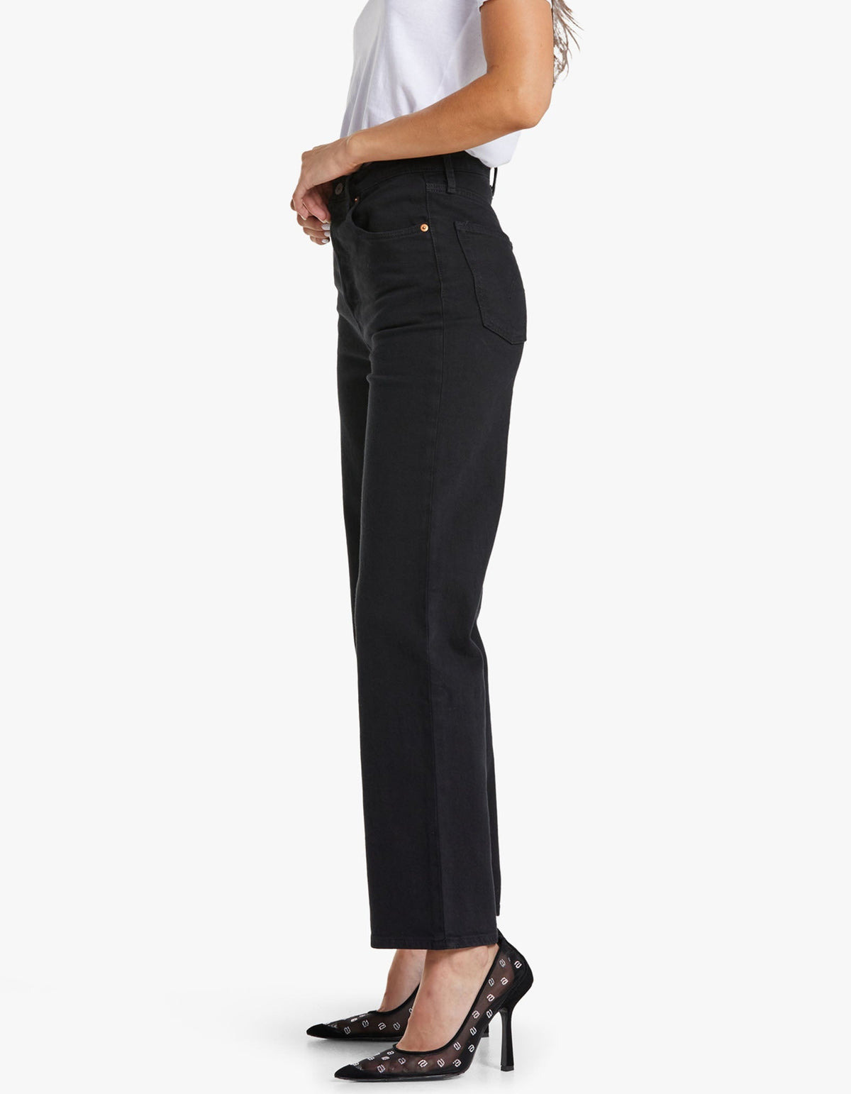 Ribcage Straight Ankle - Black Sprout